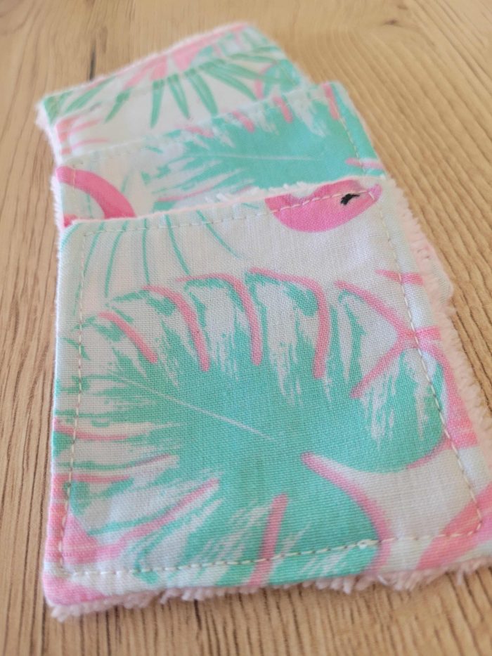 Ensemble de 4 mini-lingettes - Tropical