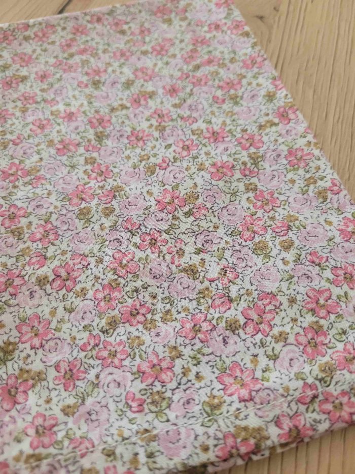 Serviette de table - Les petites fleurs roses – Image 3