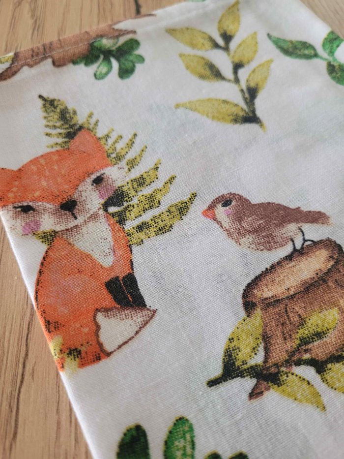Serviette de table - Les animaux de la forêt – Image 3