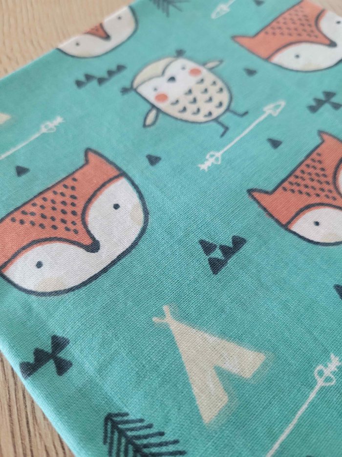 Serviette de table - Renards et hiboux – Image 3