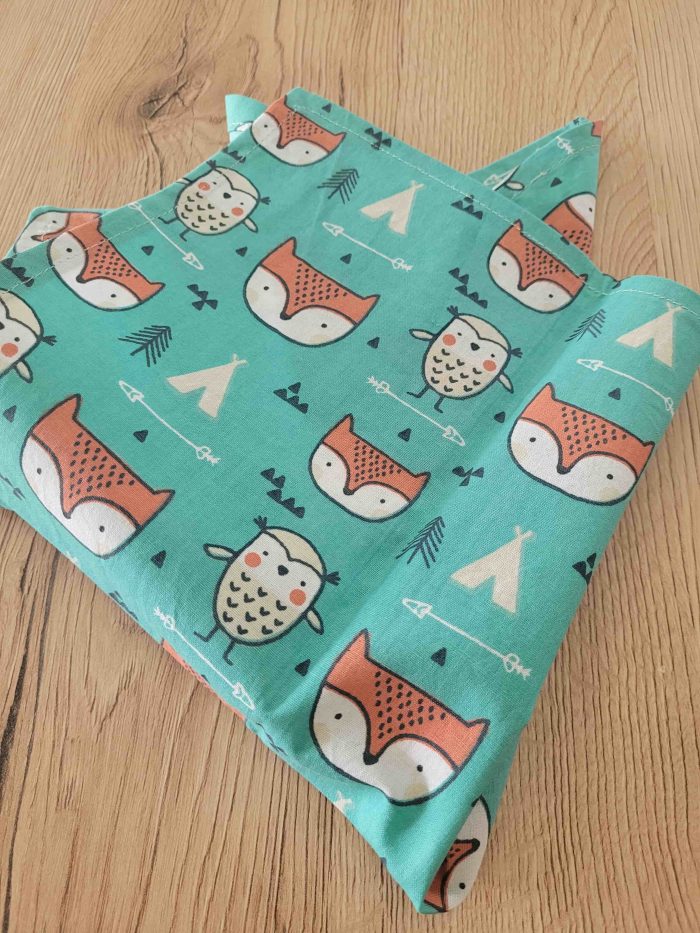 Serviette de table - Renards et hiboux – Image 2