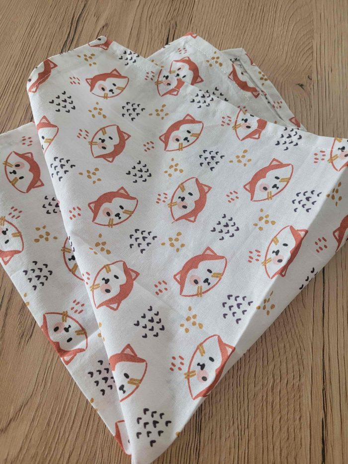 Serviette de table - Têtes de renards – Image 2