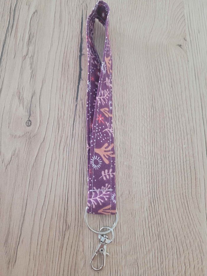 Dragonne - Jolies feuilles - Violet – Image 2